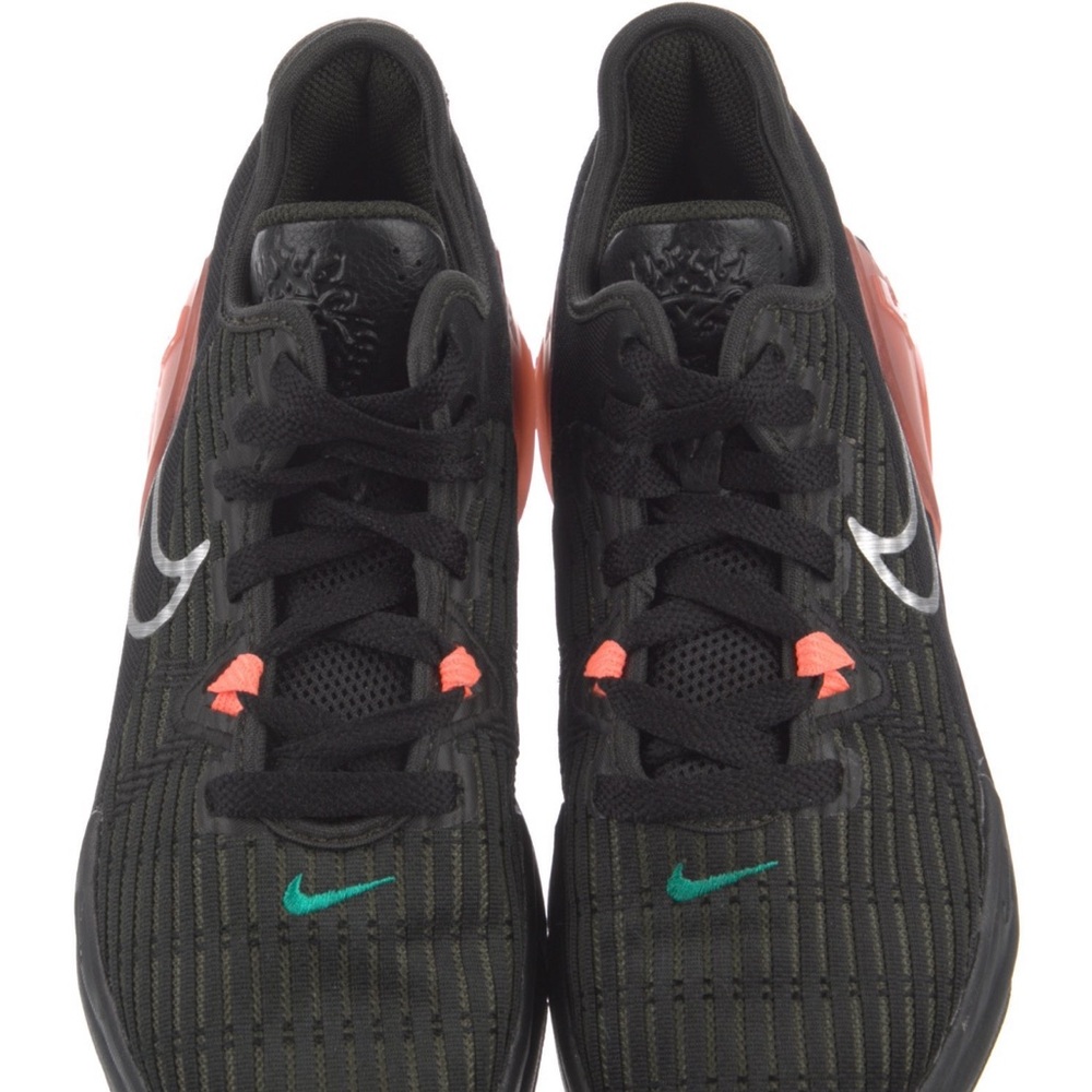 Nike Black and Green Athletic Shoes